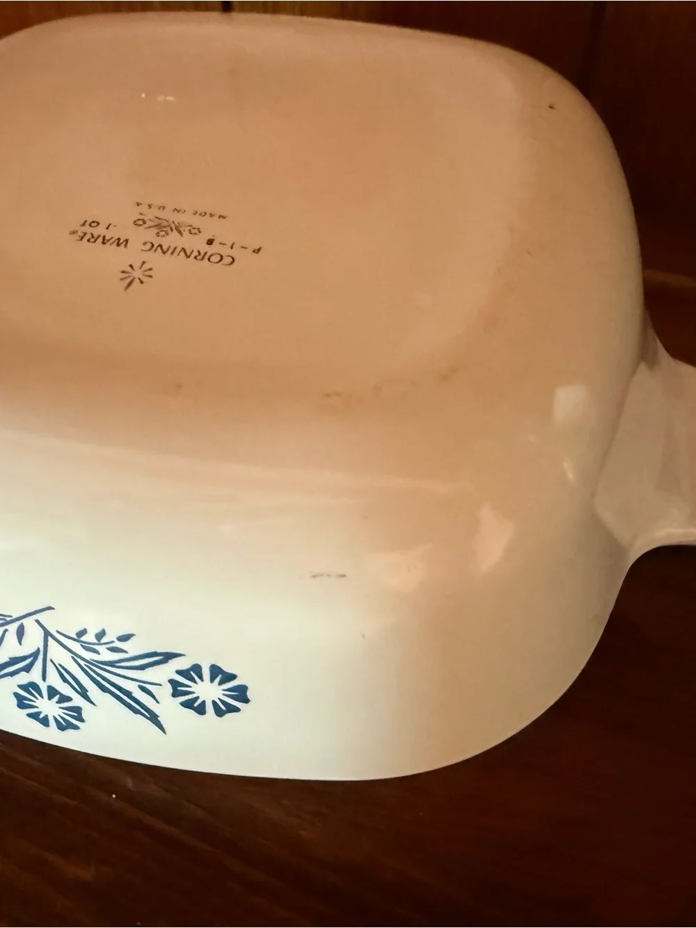 Corningware white casserole